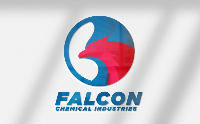 falcon logo mockup